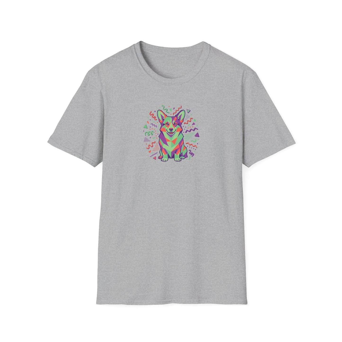 90s Polygon Corgi T-Shirt