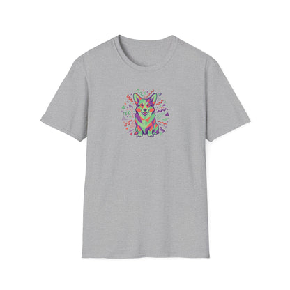 90s Polygon Corgi T-Shirt