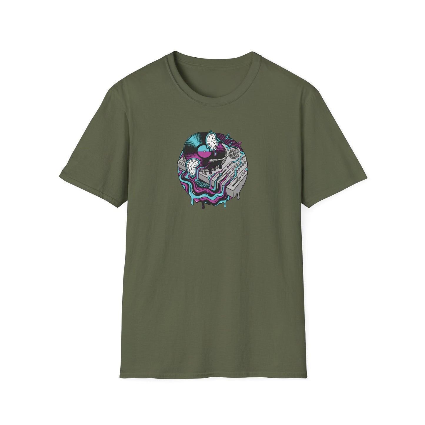 Melting DJ Turntable T-Shirt