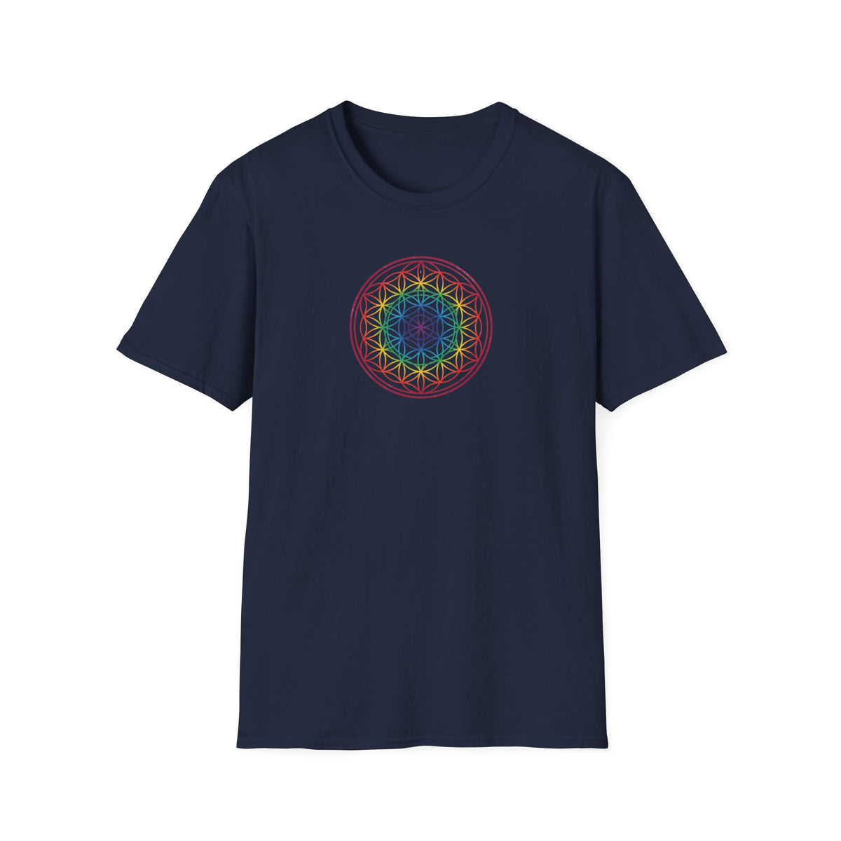 Chakra Gradient Mandala T-Shirt