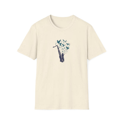 Saxophone & Birds T-Shirt