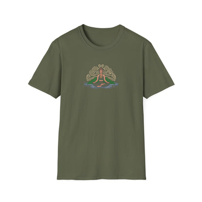Elemental Harmony Lotus Pose T-Shirt