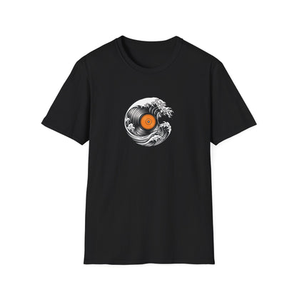 Ocean Wave Vinyl T-Shirt