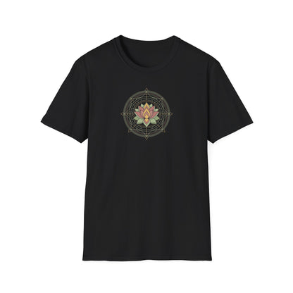 Geometric Lotus Flower T-Shirt