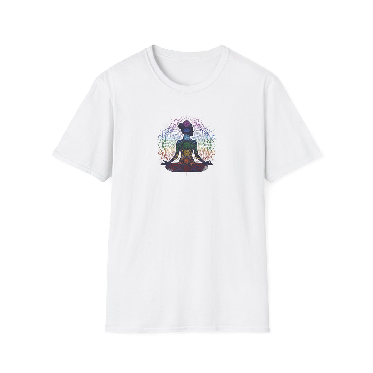 Vibrant Chakra Lotus Pose T-Shirt