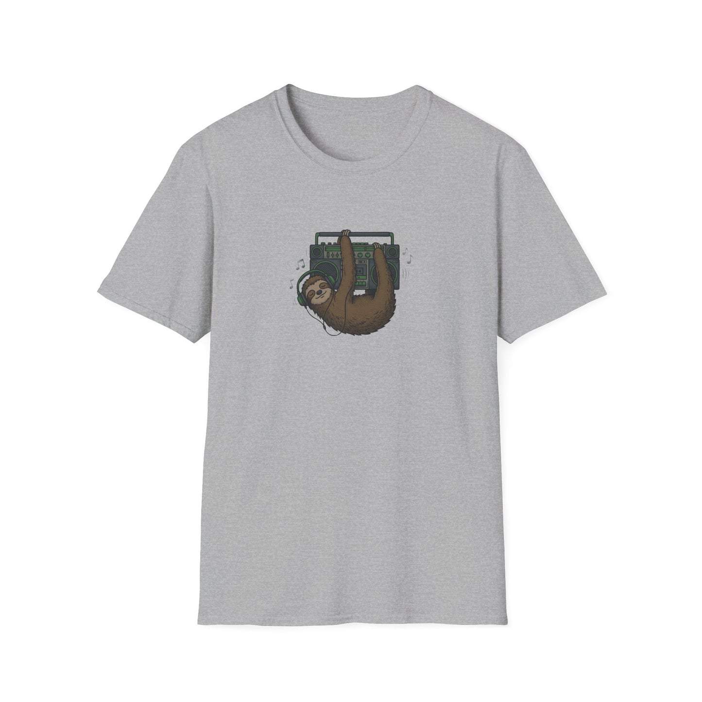 Retro Boombox Sloth T-Shirt