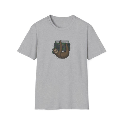 Retro Boombox Sloth T-Shirt