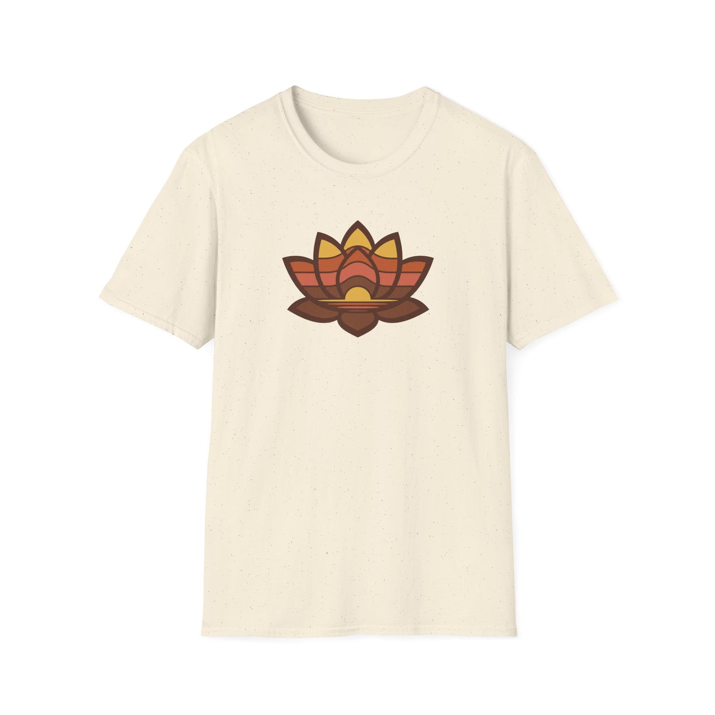 Retro Lotus Flower T-Shirt