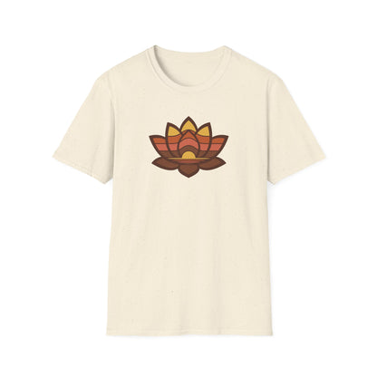 Retro Lotus Flower T-Shirt