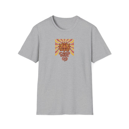 Retro Radiance Lotus T-Shirt
