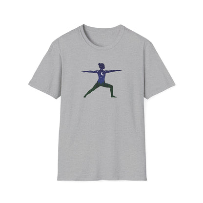 Night Forest Warrior Pose T-Shirt