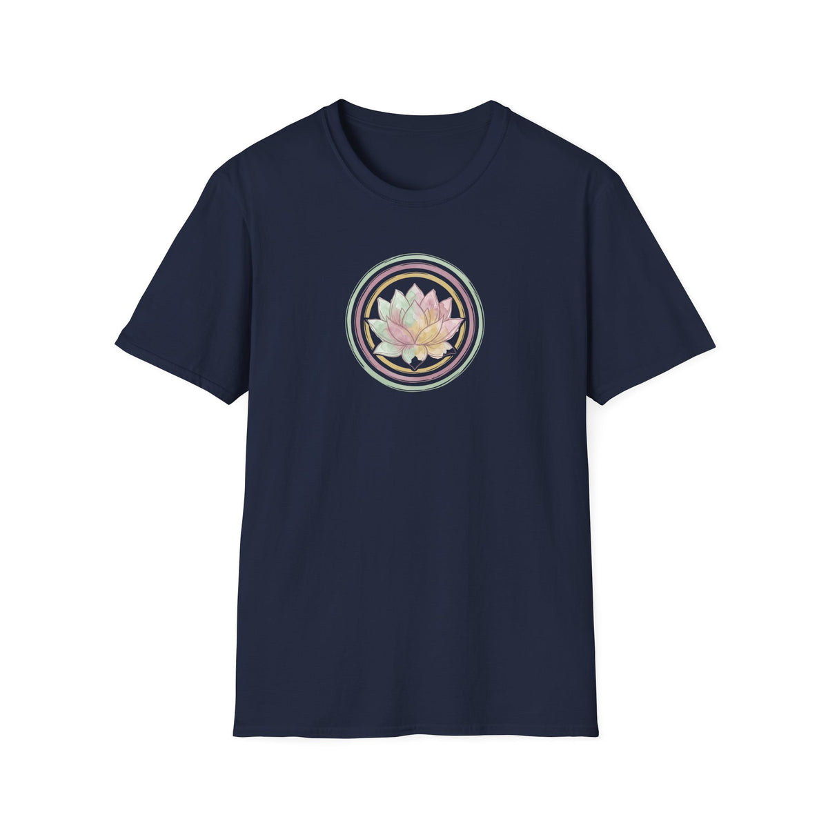 Watercolor Pastel Lotus Flower T-Shirt