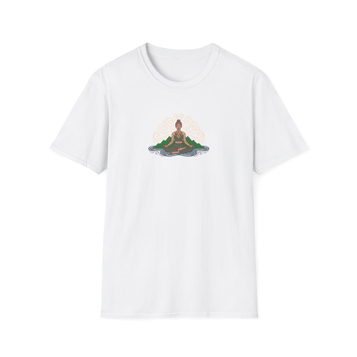 Elemental Harmony Lotus Pose T-Shirt