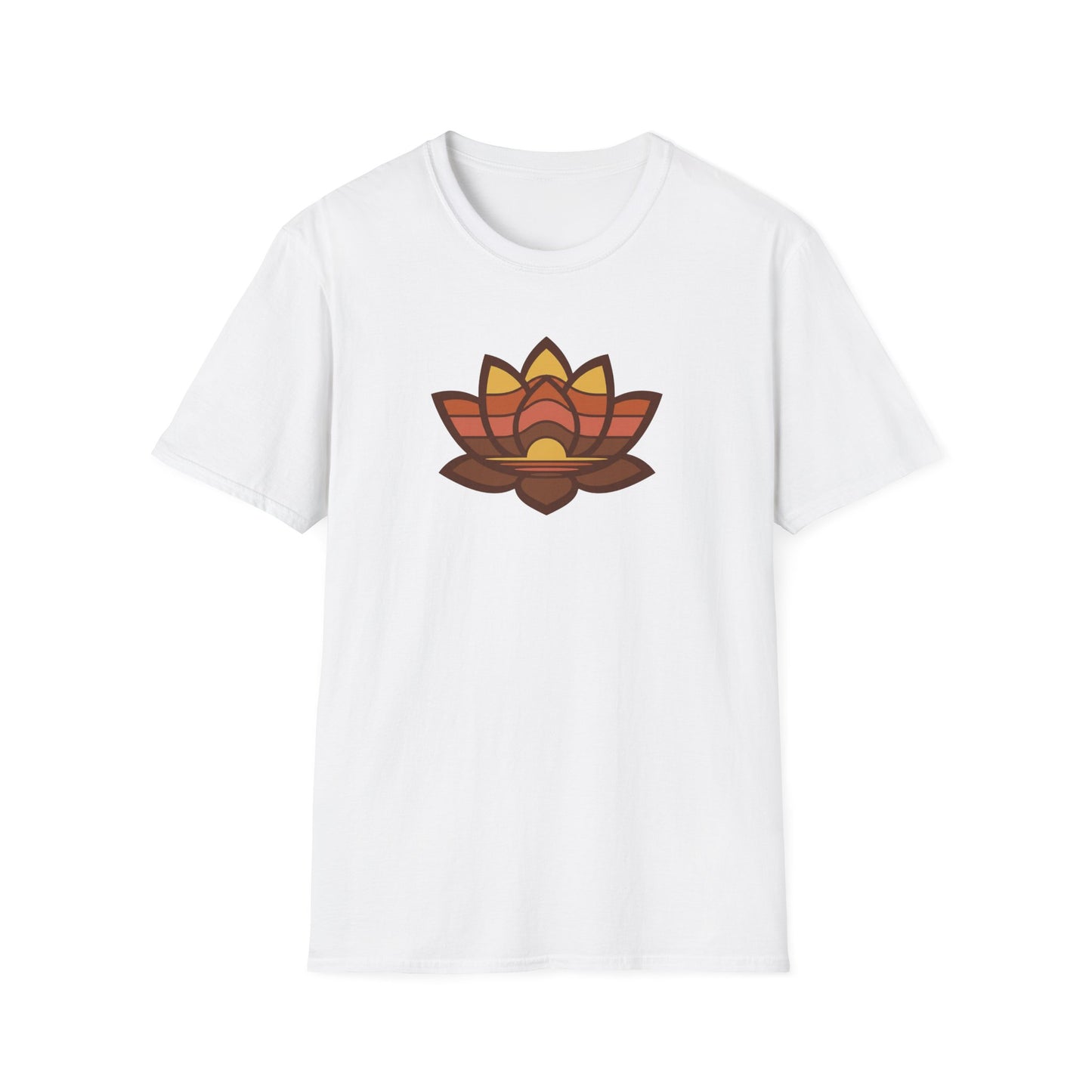 Retro Lotus Flower T-Shirt
