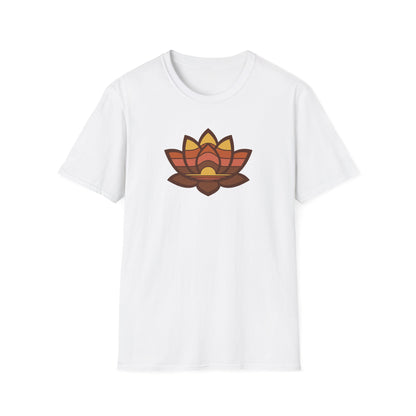Retro Lotus Flower T-Shirt