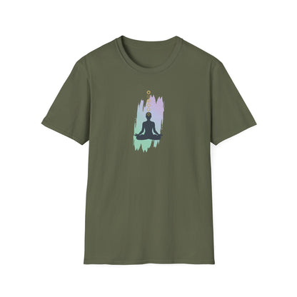 Paint Lotus Pose Chakras T-Shirt