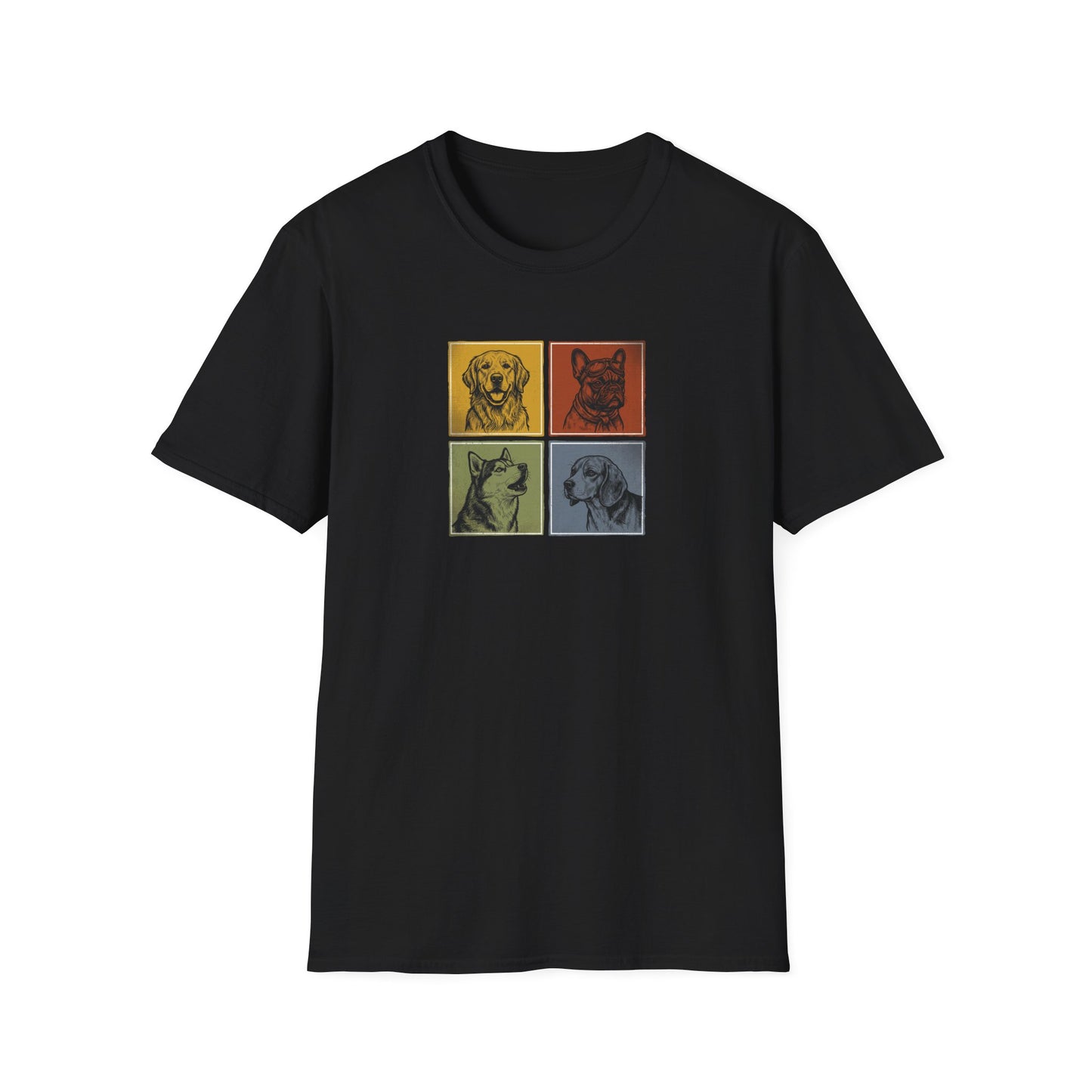 Sketchbook Dog Portraits T-Shirt