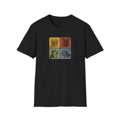 Sketchbook Dog Portraits T-Shirt