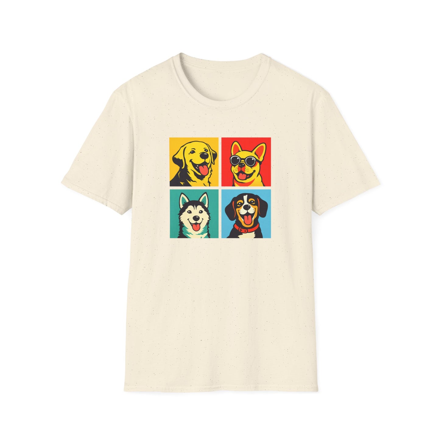 Four Dogs Mosaic T-Shirt