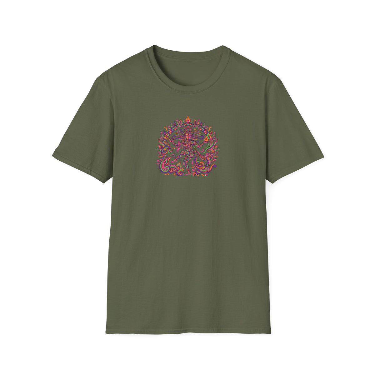Psychedelic Fire Goddess T-Shirt