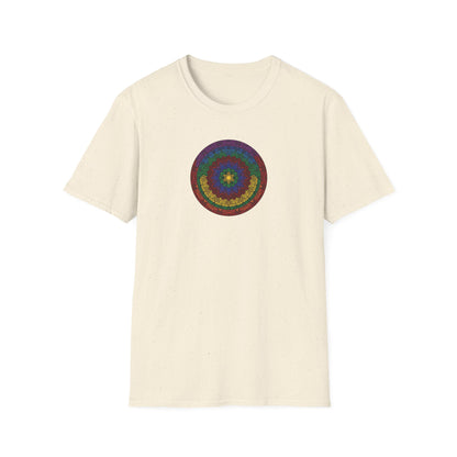 Vibrant Chakra Star Mandala T-Shirt