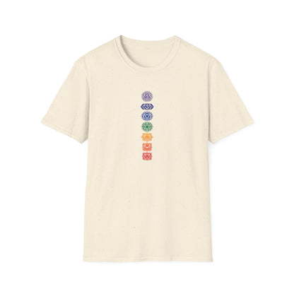 Vertical Color Chakras T-Shirt