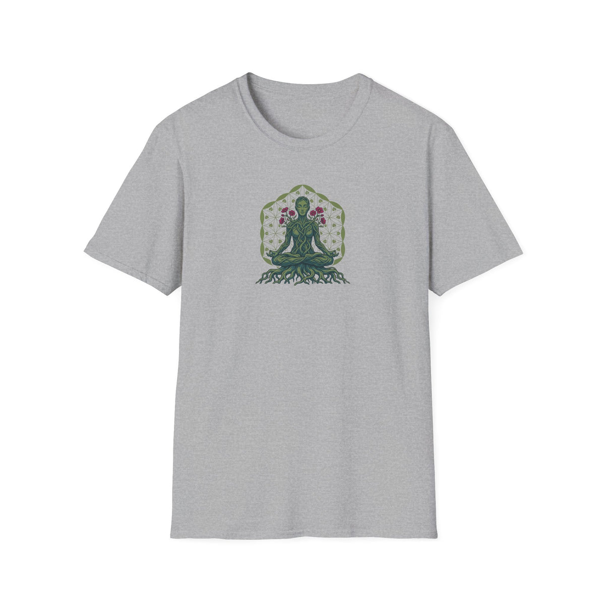 Earth Rooted Lotus Pose T-Shirt