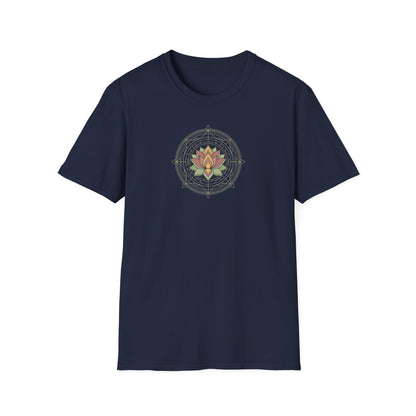 Geometric Lotus Flower T-Shirt