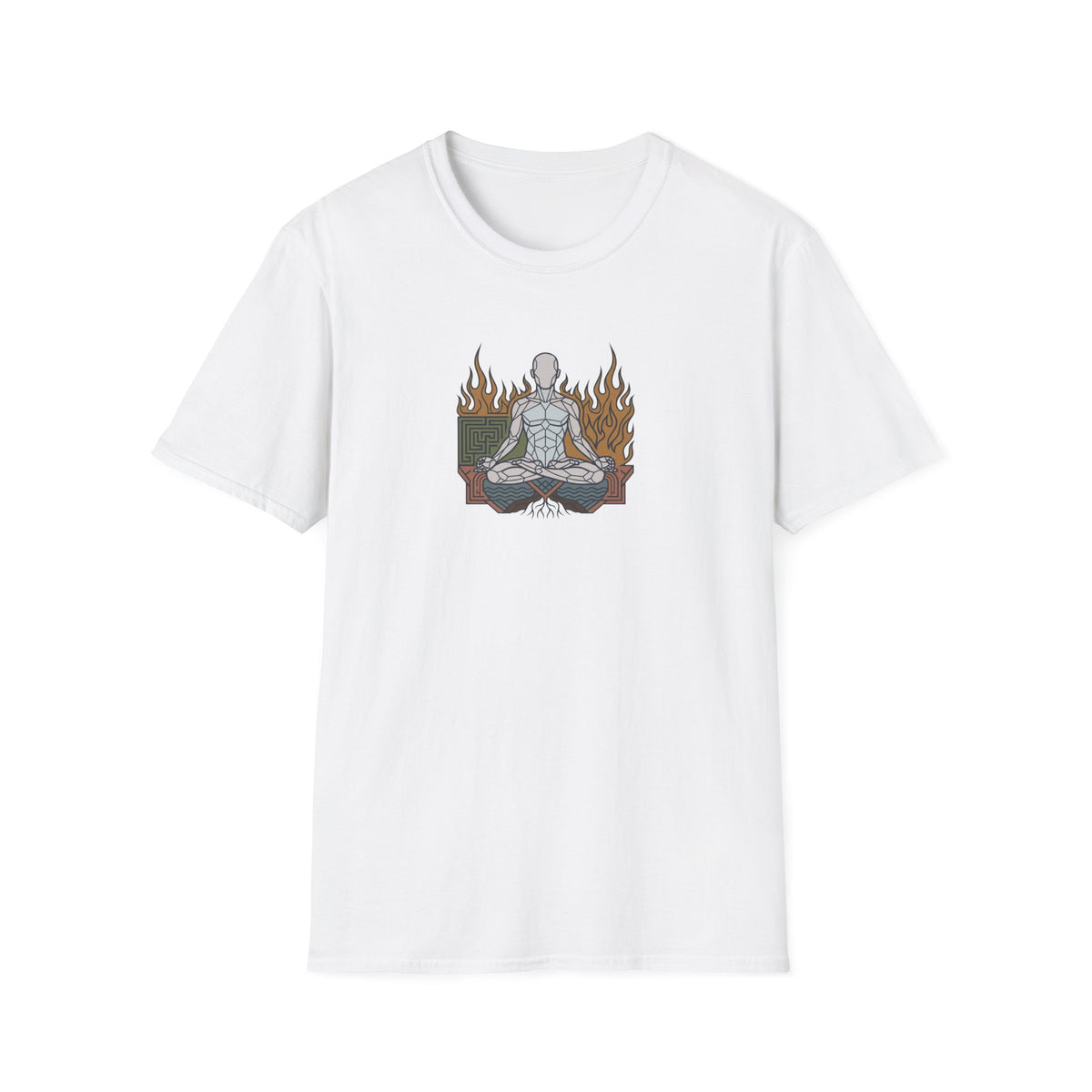Polygon Four Elements Lotus Pose T-Shirt