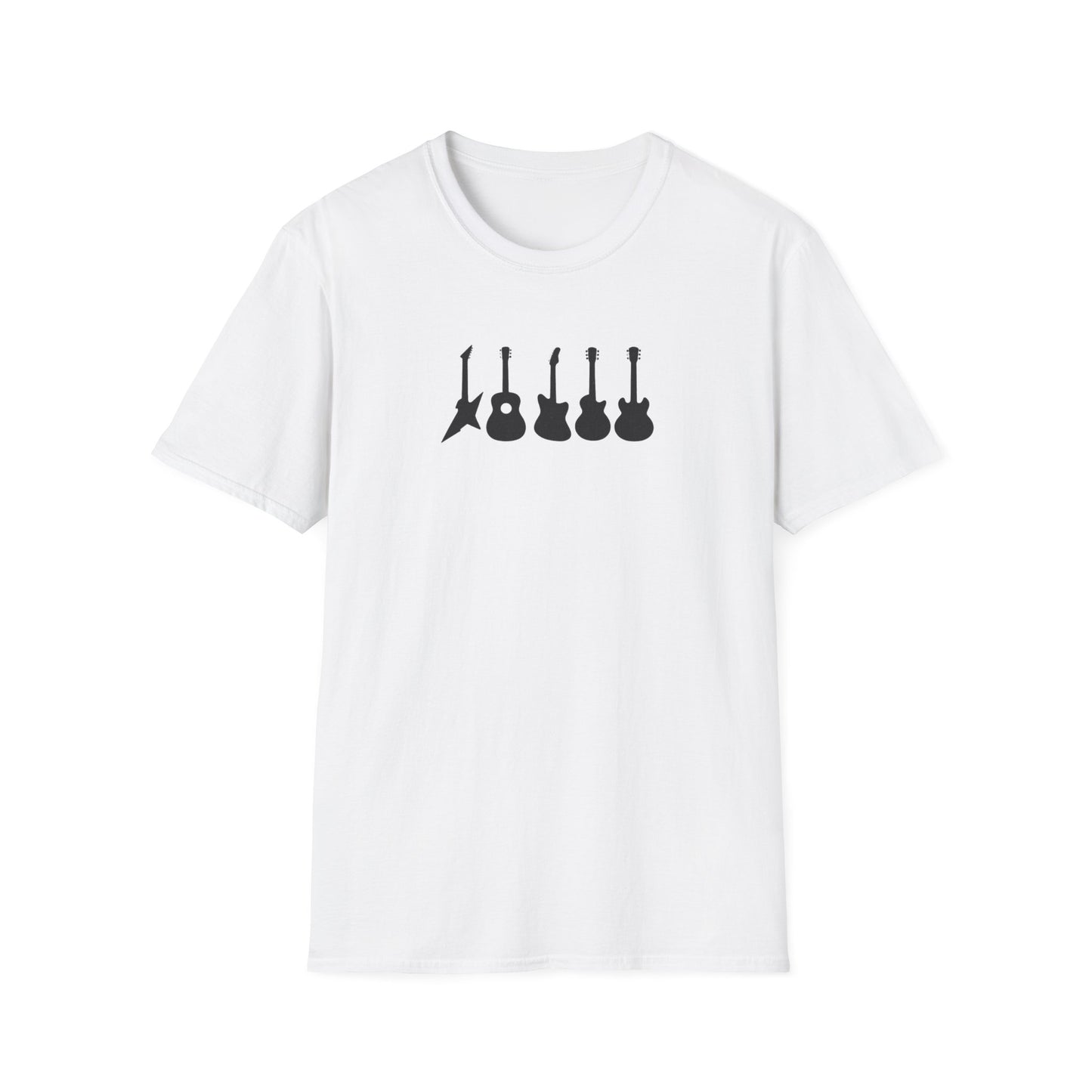Guitar Types Silhouette T-Shirt