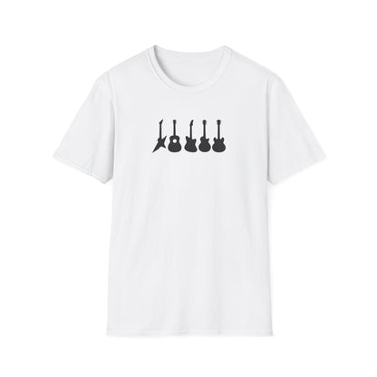 Guitar Types Silhouette T-Shirt