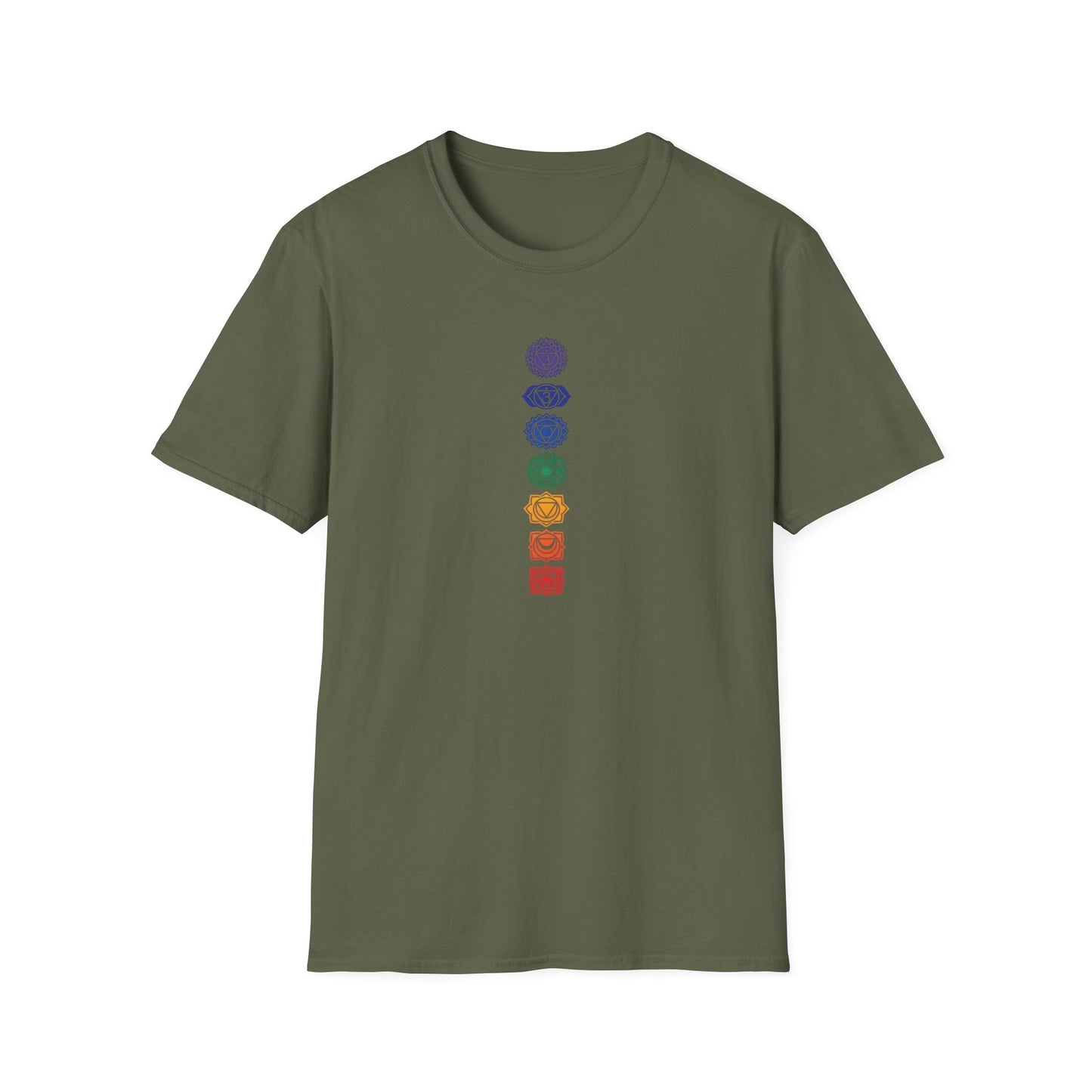 Vertical Color Chakras T-Shirt