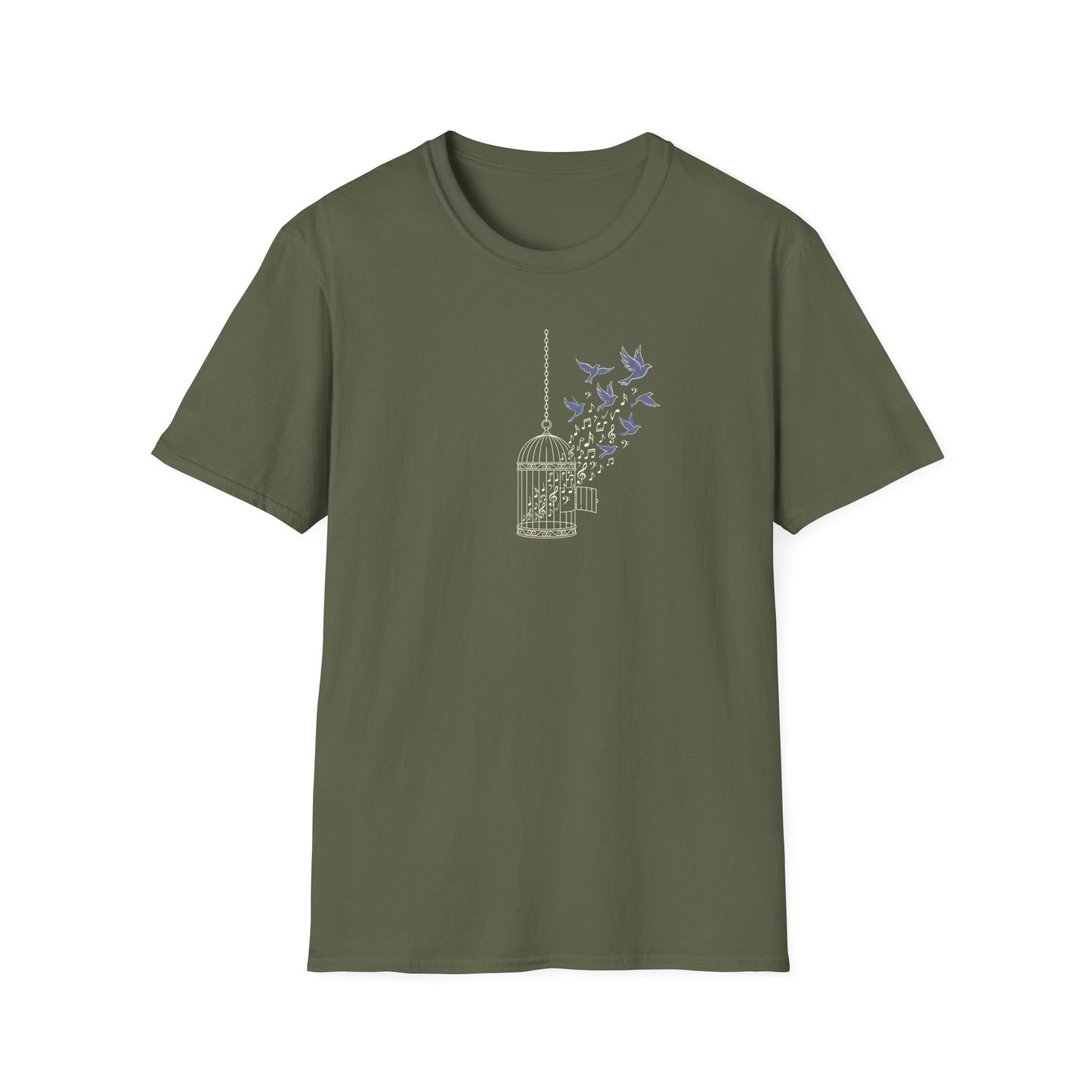 Music Bird Cage T-Shirt