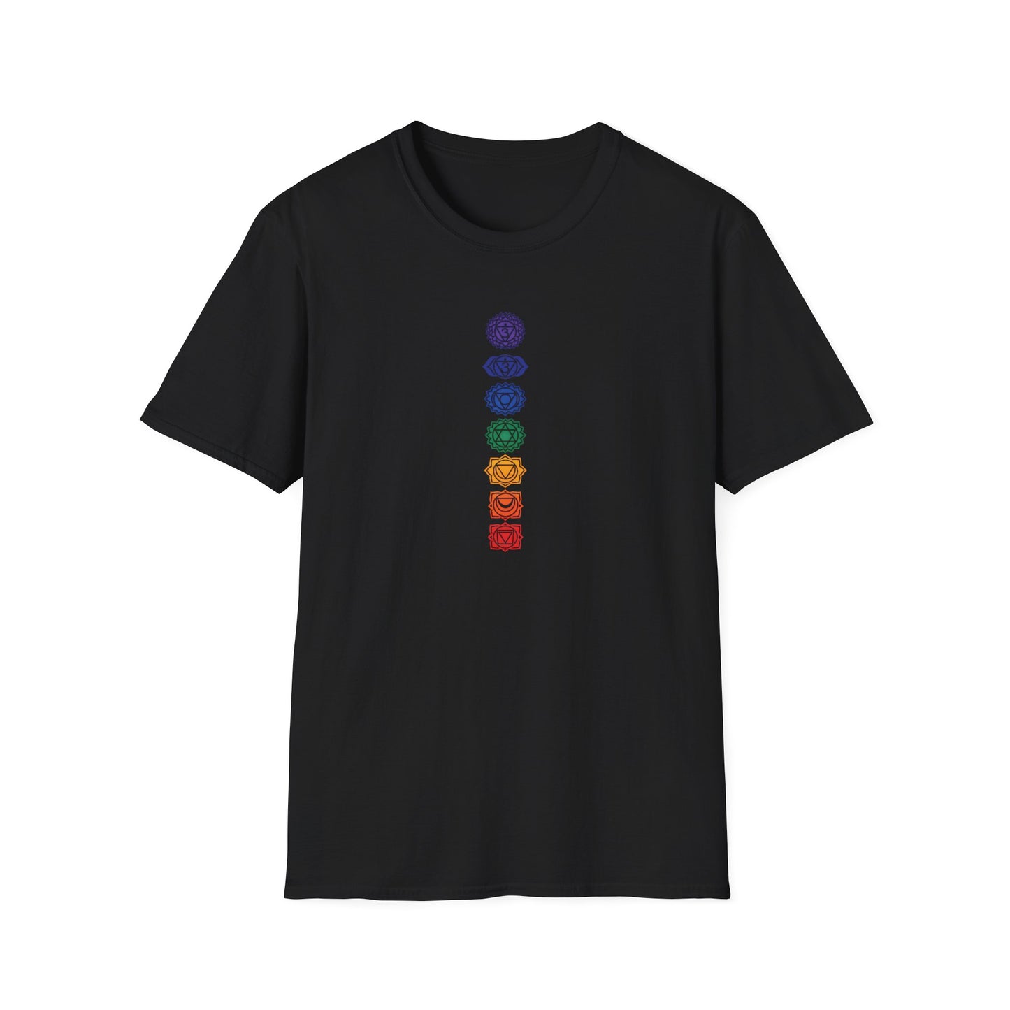 Vertical Color Chakras T-Shirt