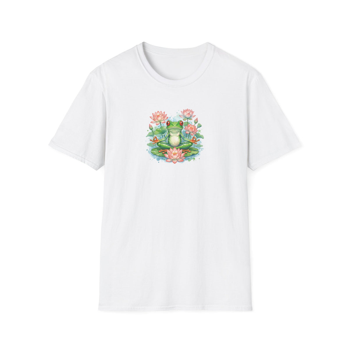 Watercolor Zen Tree Frog T-Shirt