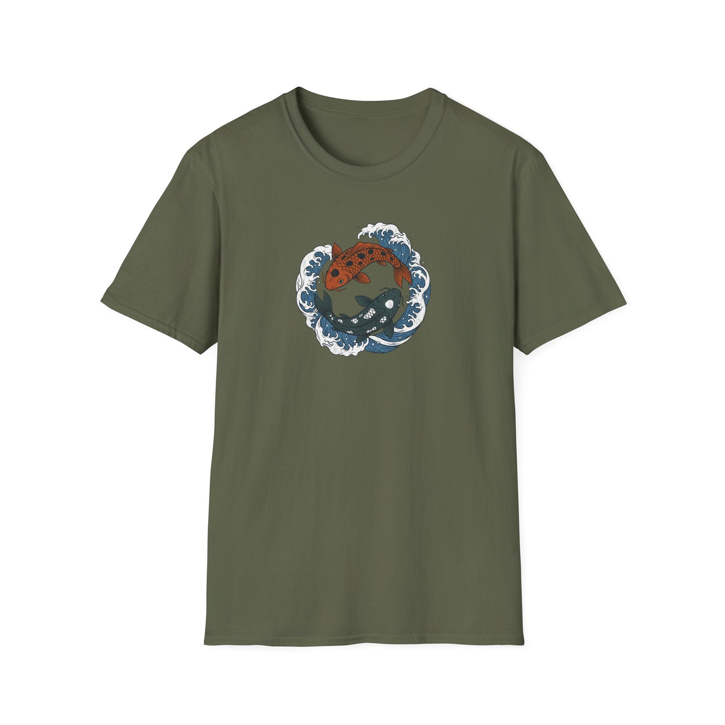 Sea Koi Yin Yang T-Shirt