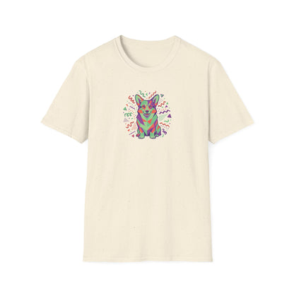 90s Polygon Corgi T-Shirt