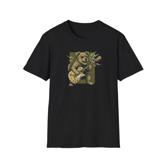 Angry Guitar Dog T-Shirt