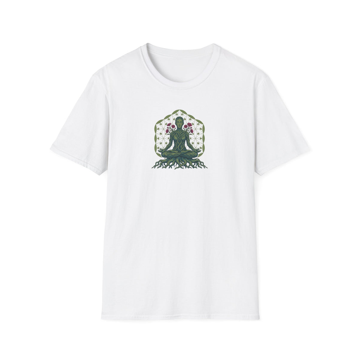 Earth Rooted Lotus Pose T-Shirt