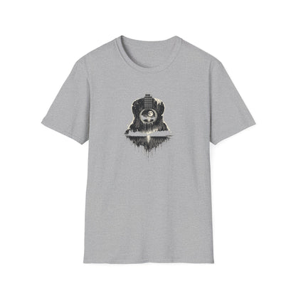 Cracked Moon Guitar T-Shirt