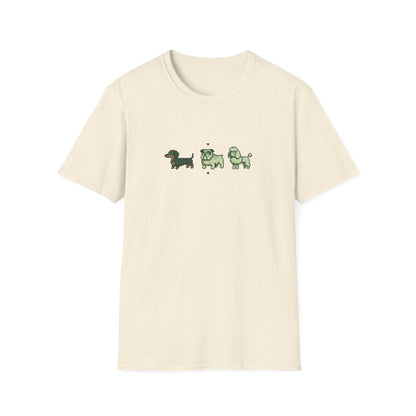 8-Bit Three Dogs T-Shirt