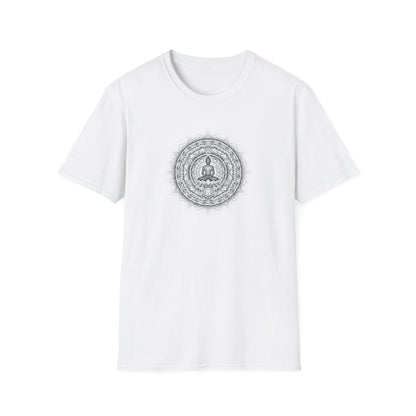 Dotted Lotus Pose Mandala T-Shirt