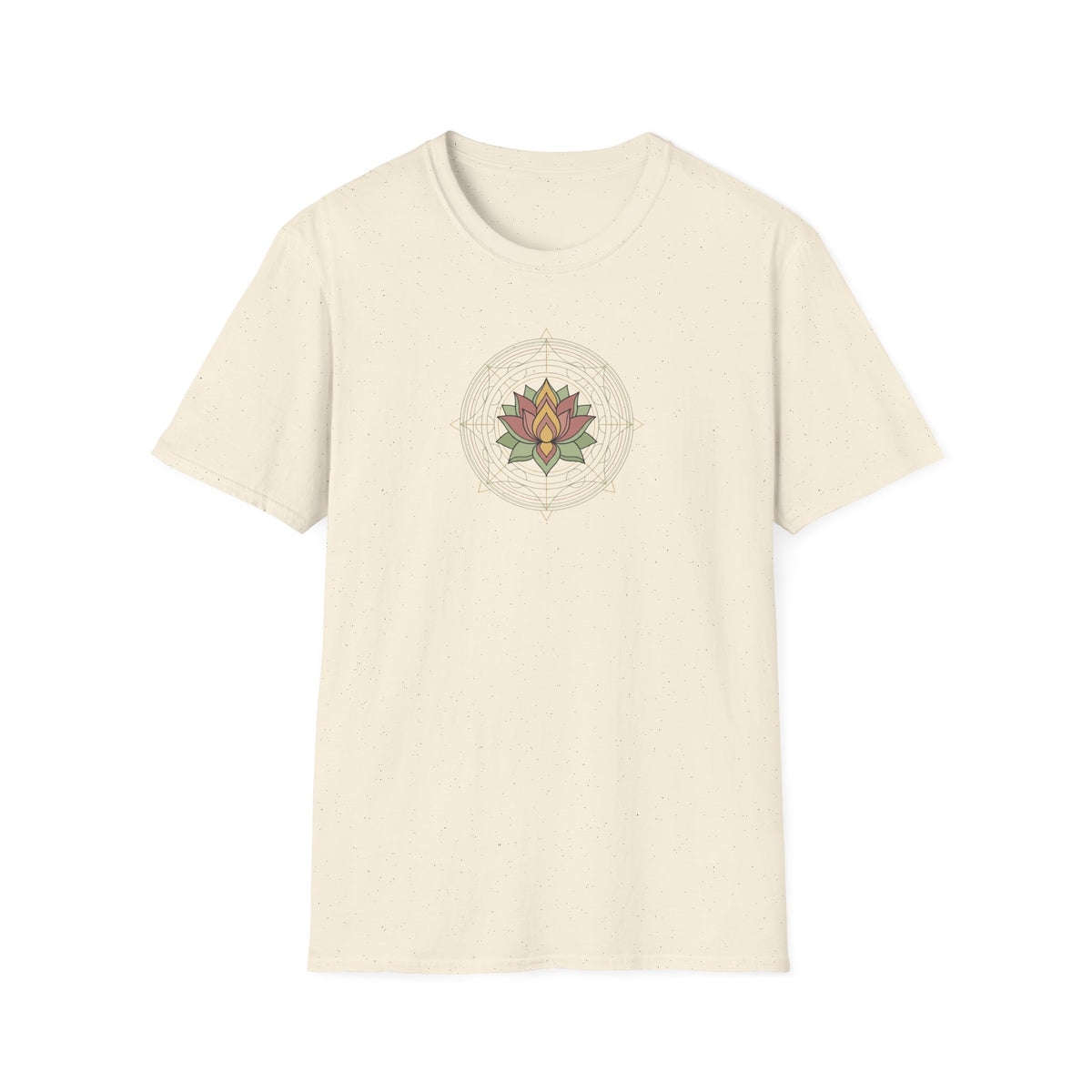 Geometric Lotus Flower T-Shirt