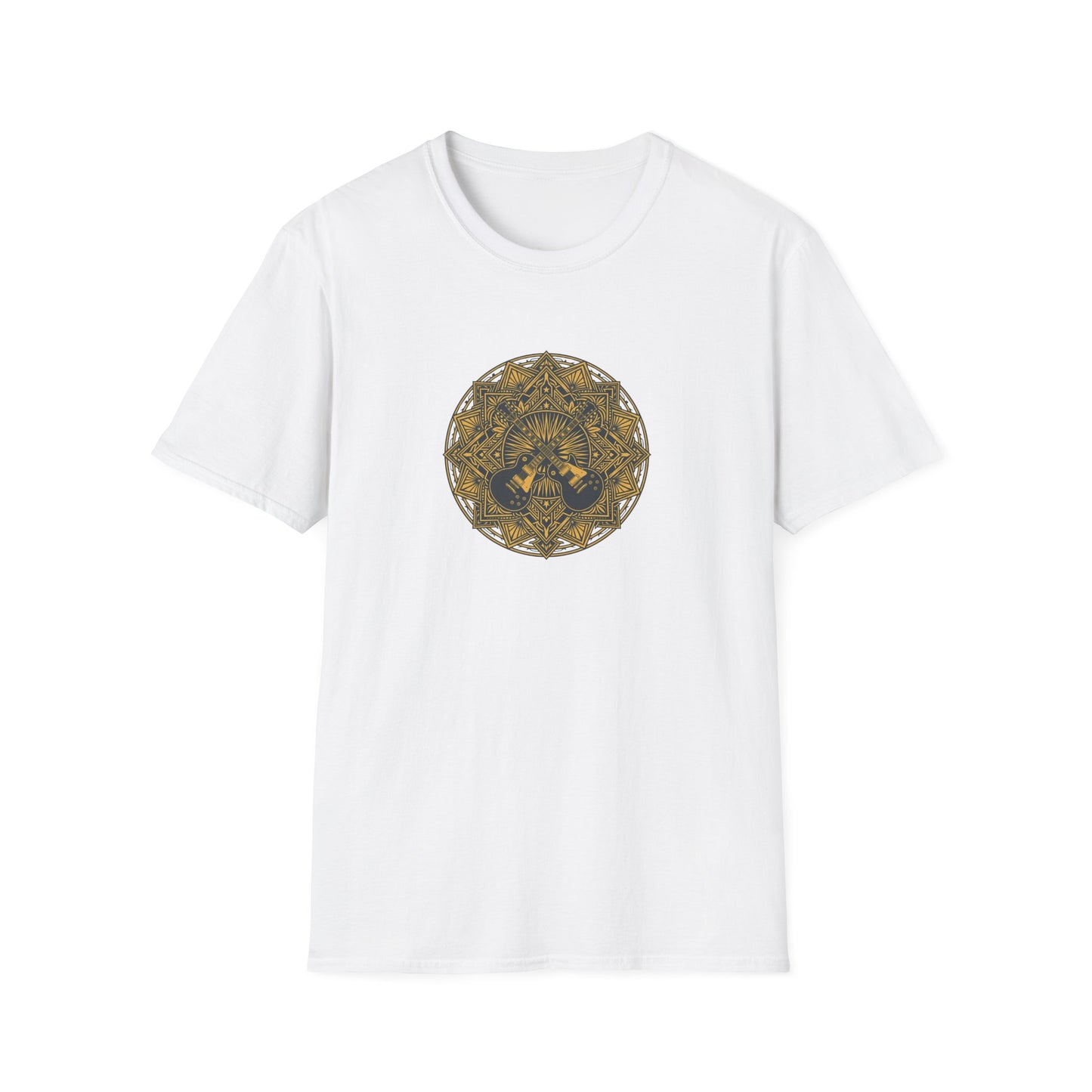 Electric Guitar Music Mandala T-Shirt