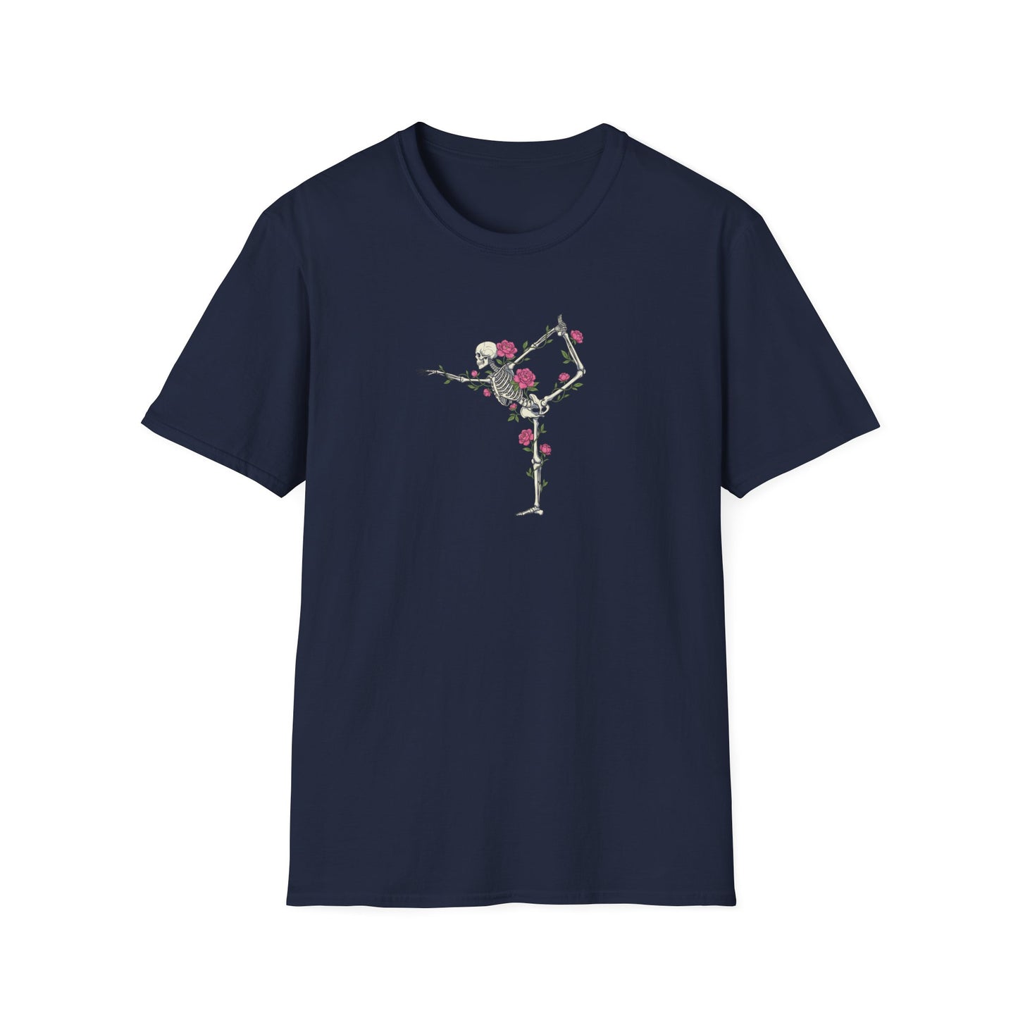 Floral Skeleton Asana T-Shirt
