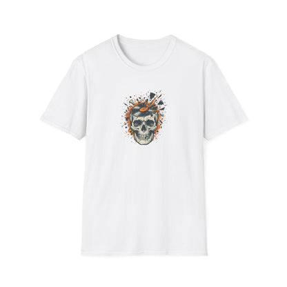 Broken Vinyl Skull T-Shirt