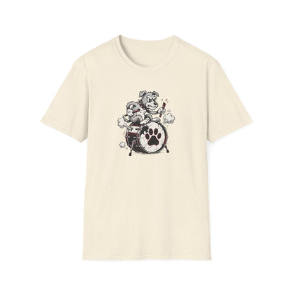 Angry Drummer Dog T-Shirt
