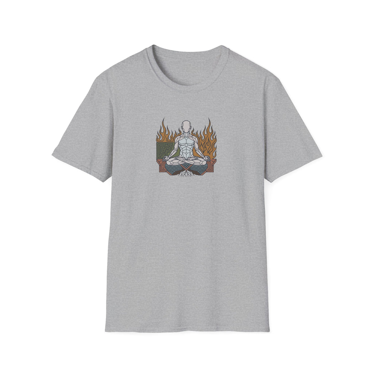 Polygon Four Elements Lotus Pose T-Shirt