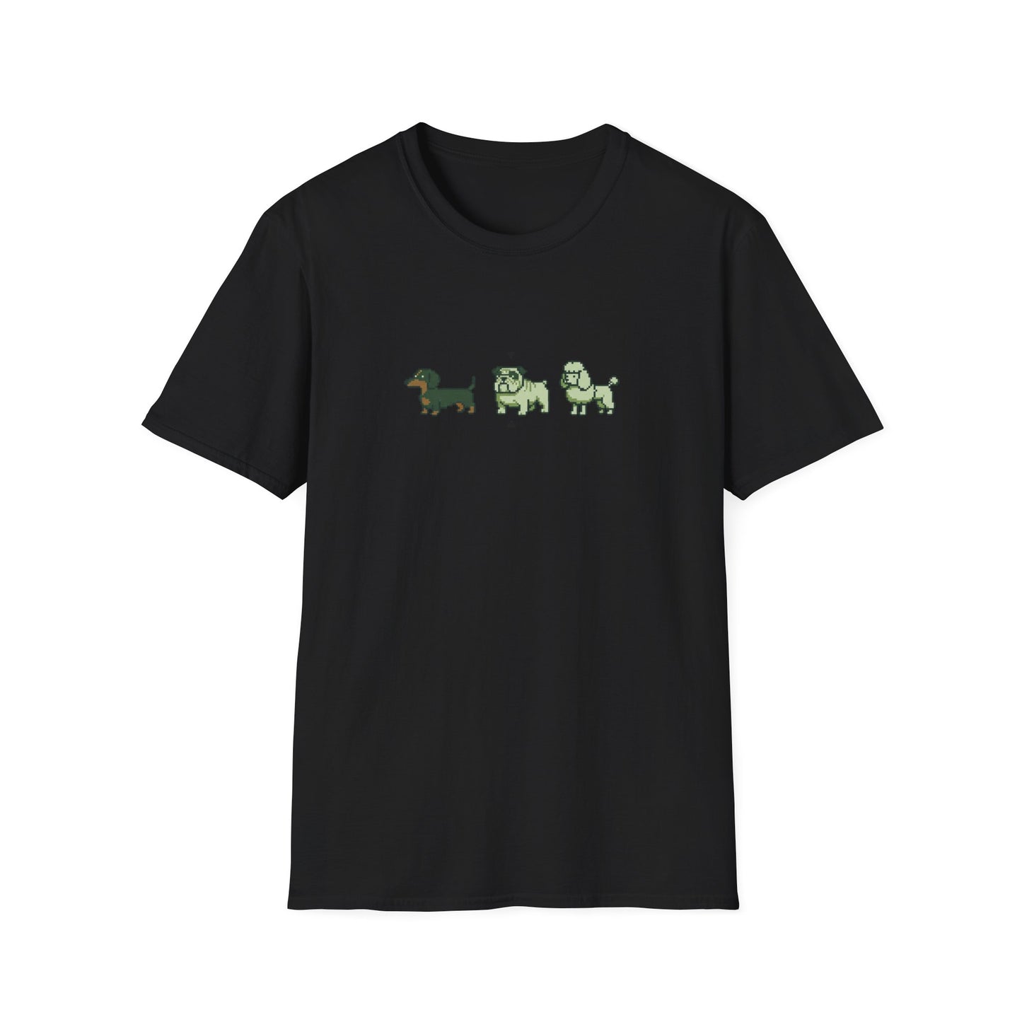 8-Bit Three Dogs T-Shirt