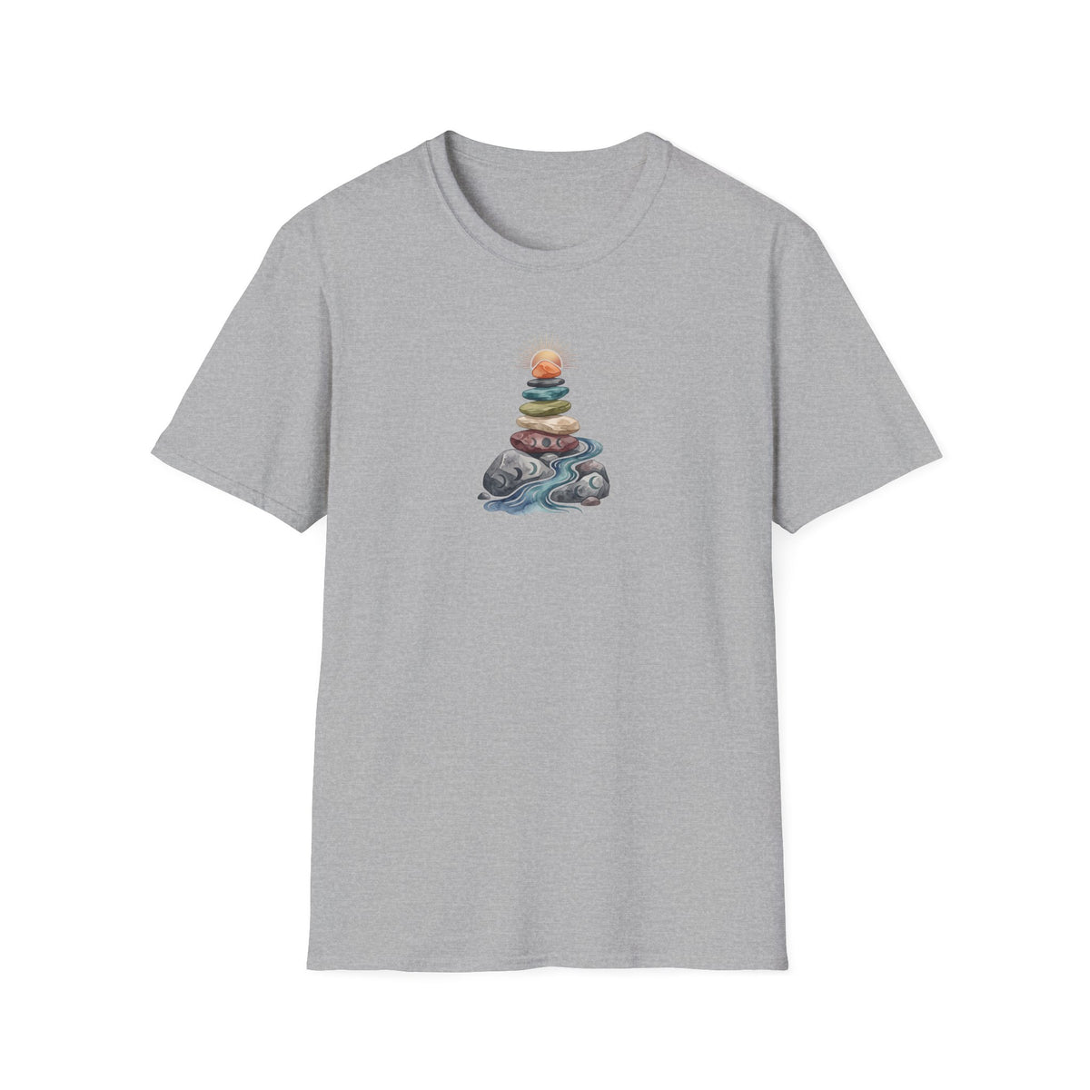 Sun & Moon Zen Stones T-Shirt
